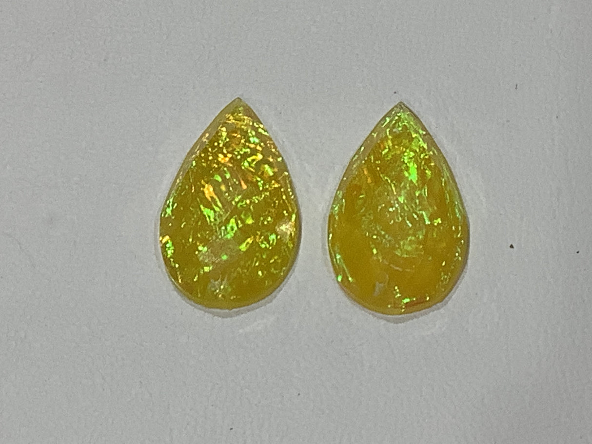 16x30mm Tear Drop Yellow