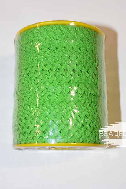 Large 22mm Ric Rac Trim - 76 - Neon Green – Sewing Wholesale